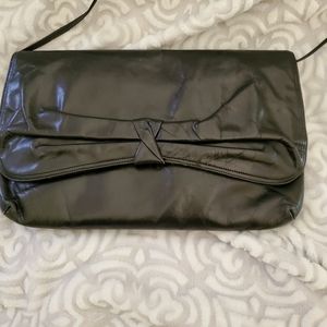 Vintage  Morris Moskowitz Black Leather bag